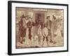 Revolutionary recruiting office, Connecticut-Howard Pyle-Framed Giclee Print