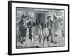 Revolutionary recruiting office, Connecticut-Howard Pyle-Framed Giclee Print