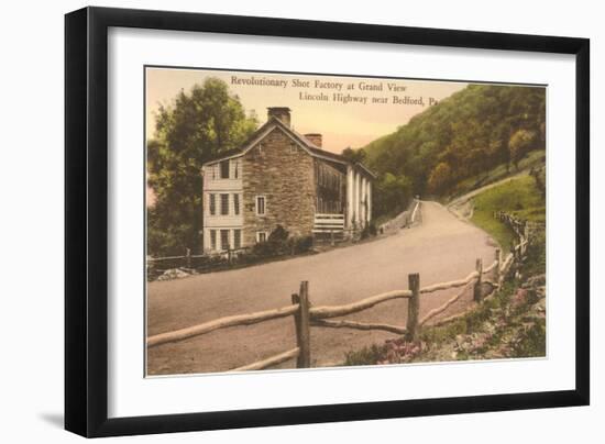 Revolutionary Shot Factory, Bedford, Pennsylvania-null-Framed Art Print