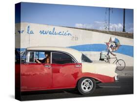 Revolutionary Slogan, Habana Vieja, Havana, Cuba-Jon Arnold-Stretched Canvas