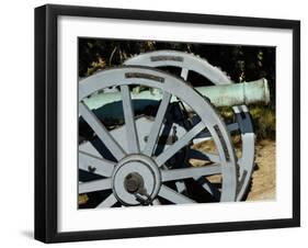 Revolutionary War French Cannon Called the Fox, Yorktown Battlefield, Virginia-null-Framed Photographic Print