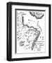 Revolutionary War Map-null-Framed Giclee Print