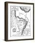 Revolutionary War Map-null-Framed Giclee Print