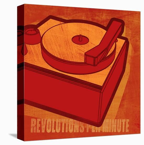 Revolutions per Minute-John W Golden-Stretched Canvas