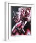 Revolver Girl 1-Abstract Graffiti-Framed Premium Giclee Print