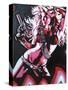 Revolver Girl 1-Abstract Graffiti-Stretched Canvas