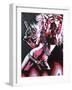 Revolver Girl 1-Abstract Graffiti-Framed Giclee Print