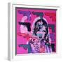 Revolver Pinks-Abstract Graffiti-Framed Giclee Print