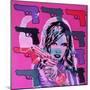 Revolver Pinks-Abstract Graffiti-Mounted Giclee Print