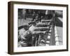 Revolvers Being Used by Police Class During Target Practice at Los Angeles City College-Peter Stackpole-Framed Photographic Print