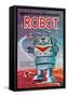 Revolving and Walking Robot-null-Framed Stretched Canvas