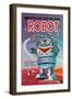 Revolving and Walking Robot-null-Framed Art Print