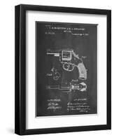 Revolving Firearm Patent-null-Framed Art Print