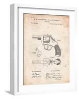 Revolving Firearm Patent-Cole Borders-Framed Art Print