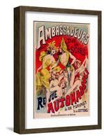 Revue Ambassadeurs Automaboule-null-Framed Art Print