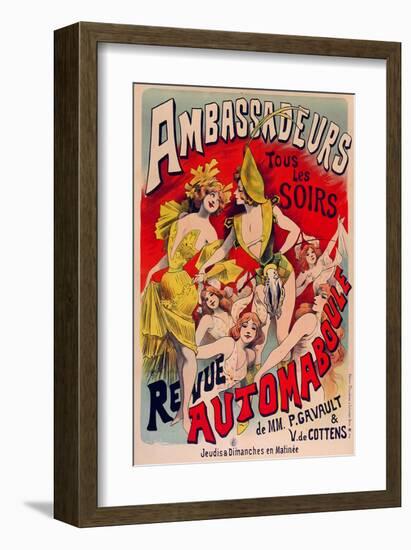 Revue Ambassadeurs Automaboule-null-Framed Art Print
