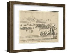 Revue, C.1630-Jacques Callot-Framed Giclee Print