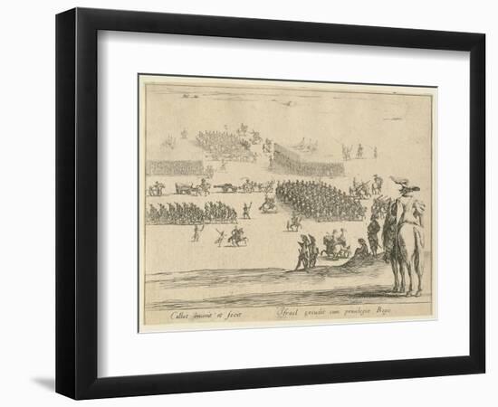 Revue, C.1630-Jacques Callot-Framed Giclee Print