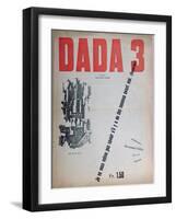 Revue Dada No.3, December 1918 (Colour Litho)-French-Framed Giclee Print