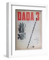 Revue Dada No.3, December 1918 (Colour Litho)-French-Framed Premium Giclee Print