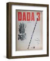 Revue Dada No.3, December 1918 (Colour Litho)-French-Framed Giclee Print