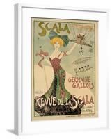 Revue de La Scala Poster, 1901-Maurice Biais-Framed Giclee Print