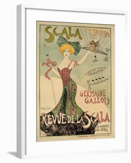 Revue de La Scala Poster, 1901-Maurice Biais-Framed Giclee Print