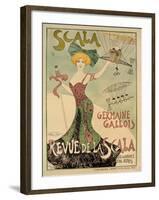 Revue de La Scala Poster, 1901-Maurice Biais-Framed Giclee Print