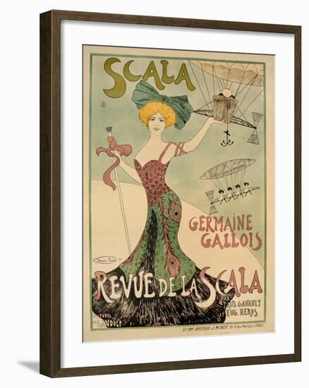 Revue de La Scala Poster, 1901-Maurice Biais-Framed Giclee Print