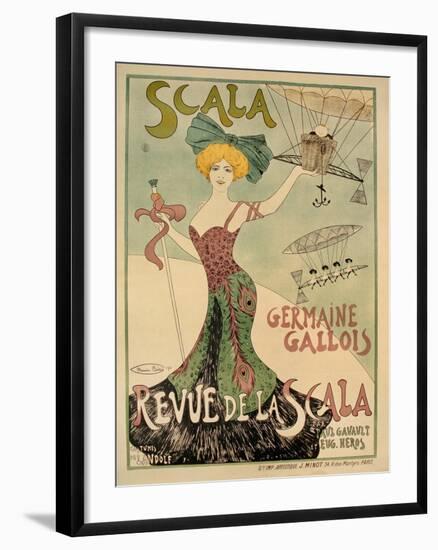 Revue de La Scala Poster, 1901-Maurice Biais-Framed Giclee Print