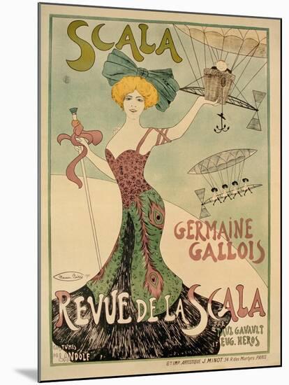 Revue de La Scala Poster, 1901-Maurice Biais-Mounted Giclee Print