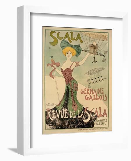 Revue de La Scala Poster, 1901-Maurice Biais-Framed Giclee Print