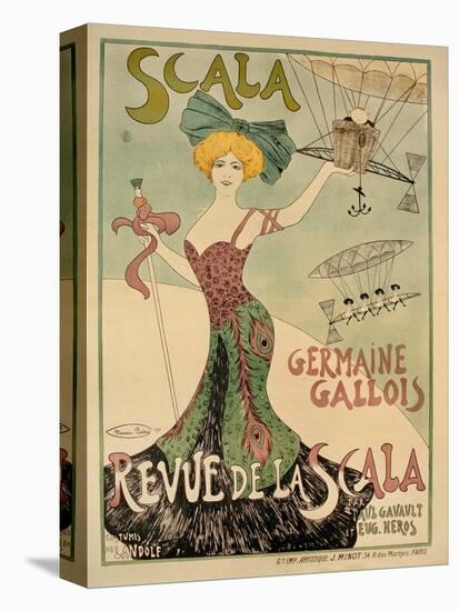 Revue de La Scala Poster, 1901-Maurice Biais-Stretched Canvas