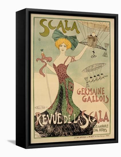 Revue de La Scala Poster, 1901-Maurice Biais-Framed Stretched Canvas