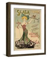Revue de La Scala Poster, 1901-Maurice Biais-Framed Premium Giclee Print