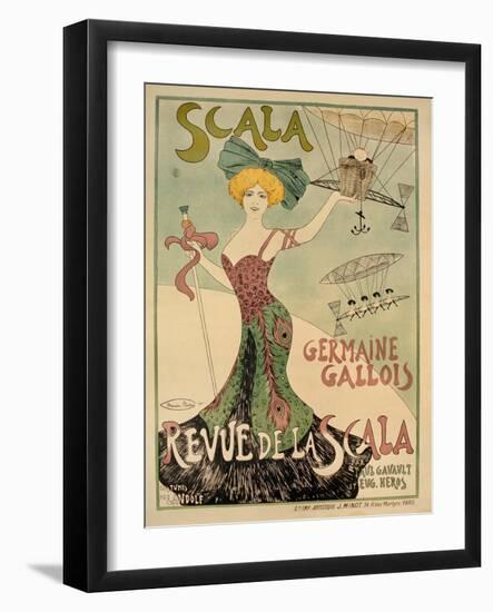 Revue de La Scala Poster, 1901-Maurice Biais-Framed Premium Giclee Print