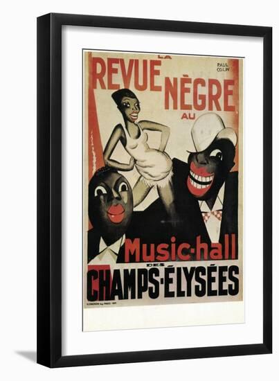 Revue Negre-Paul Colin-Framed Photographic Print