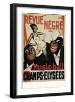 Revue Negre-Paul Colin-Framed Photographic Print