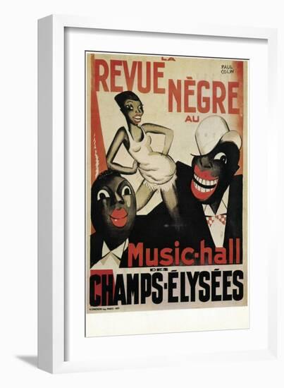 Revue Negre-Paul Colin-Framed Photographic Print