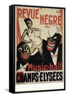 Revue Negre-Paul Colin-Framed Stretched Canvas