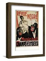 Revue Negre-Paul Colin-Framed Photographic Print