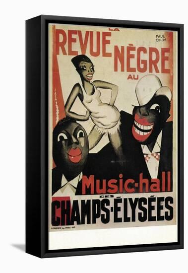 Revue Negre-Paul Colin-Framed Stretched Canvas