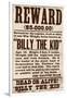 Reward Billy the Kid-null-Framed Giclee Print