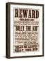 Reward Billy the Kid-null-Framed Giclee Print