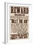 Reward Billy the Kid-null-Framed Giclee Print