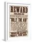 Reward Billy the Kid-null-Framed Premium Giclee Print