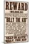 Reward Billy the Kid-null-Mounted Premium Giclee Print