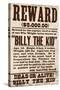 Reward Billy the Kid-null-Stretched Canvas