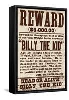 Reward Billy the Kid-null-Framed Stretched Canvas