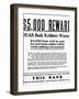 Reward Poster for Dead Bank Robbers-Philip Gendreau-Framed Photographic Print